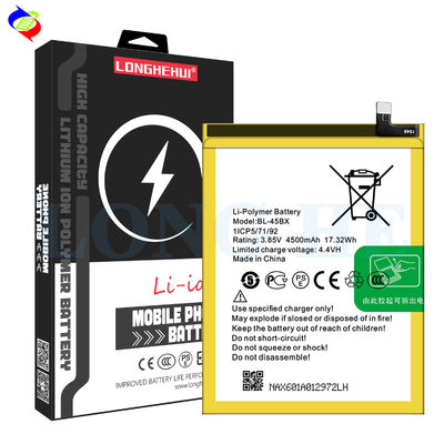 Batterie au lithium polymère de capacité 4500 mAh pour le chargement remplaçable Infinix BL-45BX 3.58V