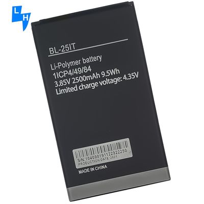 Batterie de téléphone portable BL-25IT d'origine 2500mAh pour TECNO W2
