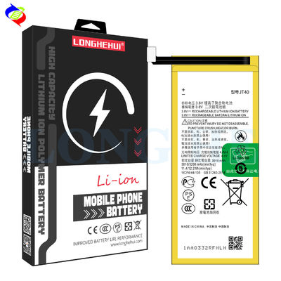 Motorola G6 Plus XT1926 JT40 3200mAh Piles rechargeables noires avec un design durable
