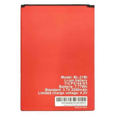 Batterie de téléphone portable rechargeable BL-21Bi 2200mAh pour itel it1503