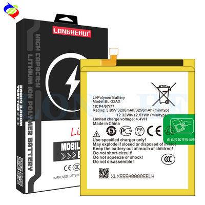 2500mAh-3200mAh BL-32AX X555 Modèles de téléphones mobiles pour batterie Infinix Zero4 LiFePO4