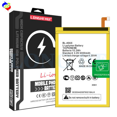 Batterie de téléphone portable 40AX pour Infinix X551