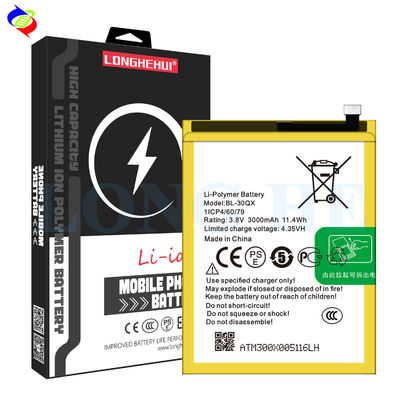 Batterie de 3000 mAh BL-30QX pour le système de téléphonie mobile Infinix X521 Modèle X521 Codage BL-30QX