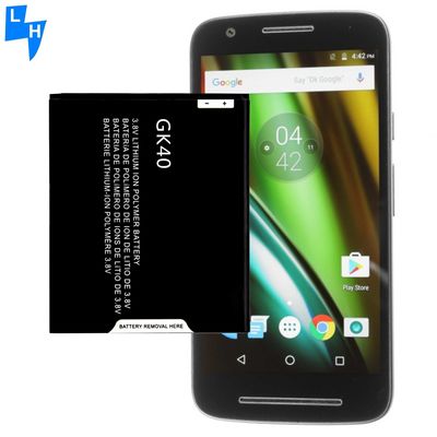 Batterie haute capacité 2800mAh GK40 pour Motorola G4 Play G4 XT1607 XT1609 XT1600 en noir