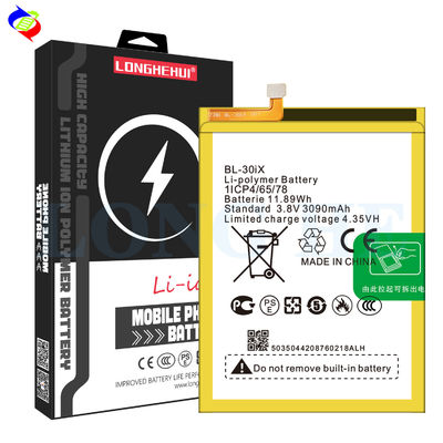 BL-30iX Piles de remplacement pour téléphone portable pour Infinix X552 Zero 3 3.8V 3090mAh