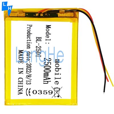 Batterie au lithium-ion pour téléphone portable de haute capacité BL-25DI originale pour ITEL it1516 Tablet Pad