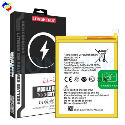 Codage BL-34CX 3500mAh S4 batterie de téléphone portable pour les piles rechargeables Infinix X626