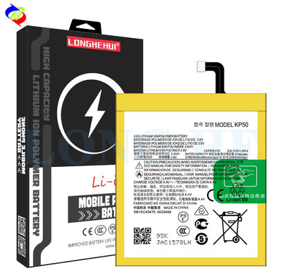 Batterie de téléphone portable au polymère au lithium-ion KP50 pour Motorola One ZOOM blanc et en stock