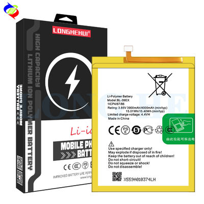 BL-39EX 3900mah 3.85V Cellule polymère au lithium pour Infinix BL-39EX Durable et remplacement