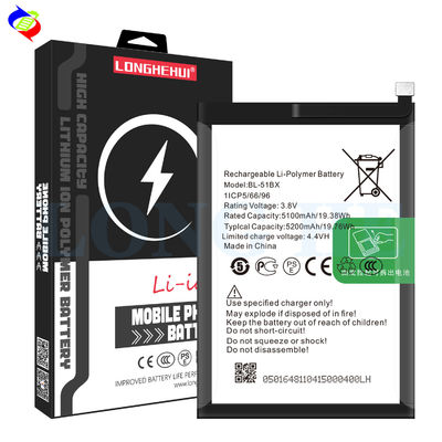 Une batterie de téléphone portable de 5200 mAh pour le téléphone portable INFINIX X692 NOTE 8 X683 HOT10 X682B NOTE 8i BL-51BX