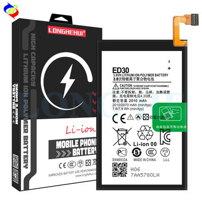ED30 3.8V 2010mAh batterie au lithium polymère pour charge remplaçable MOQ ODM/OEM