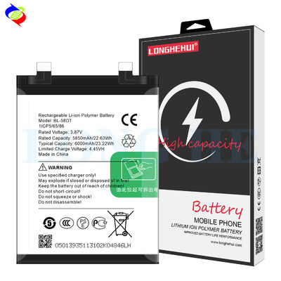 BL-58DT Batterie de téléphone portable pour Tecno Pova 4 Pro Piles au lithium-ion AAA
