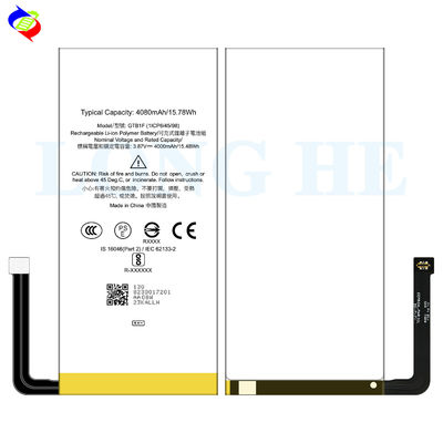 Batterie polymère rechargeable au lithium-ion pour téléphone portable GTB1F pour Google Pixel 5 4080mAh 3.87V