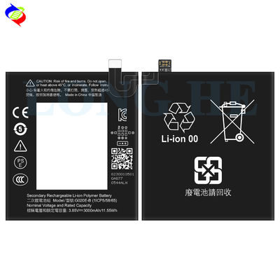 3000 MAH haute tension 3,85V batterie G020E-B Lithium polymère Idéal pour les téléphones portables