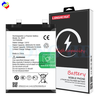 100% Compatible Nom de la version mobile Pour Tecno BL-49VT Batterie de téléphone cellulaire 3.91V 5000mAh