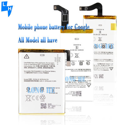 Batterie pleine portée pour Google Pixel 5A 5G 5XL 6 6PRO 6A Options d'approvisionnement en stock