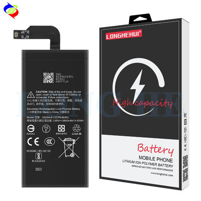 Stock G025A-B Batterie polymère rechargeable au lithium-ion pour Google Pixel 5 XL 3,85V 3800mAh