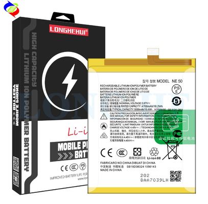 5000 mAh Piles remplaçables et rechargeables NE50 Pour Moto G52 G72 G82 XT2221 Blanc 4.4V
