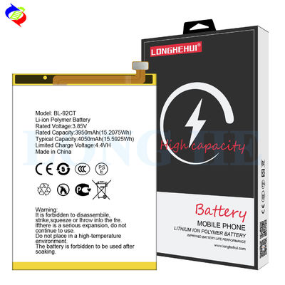 Batterie rechargeable en Li-polymère BL-92CT pour téléphone portable