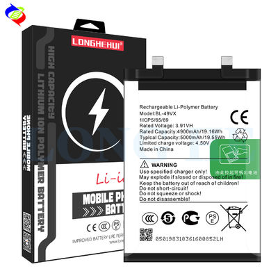 Capacité de 5000 mAh Pour Infinix BL-49VX 3.91V Batterie rechargeable pour Note 40 Pro X6851