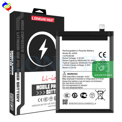 100% compatible BL-49XX 3.91V 5000mAh batterie de téléphone portable Pour Infinix Note 40 X6853
