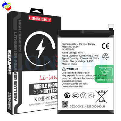 BL-5ABX Remplacement de la batterie pour Infinix 3.87V 5000mAh haute capacité double protection IC