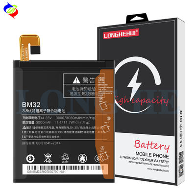Batterie BM32 Pour Xiaomi Mi 4 M4 Mi4 Réelle capacité de batterie de téléphone rechargeable Akku 3080mAh