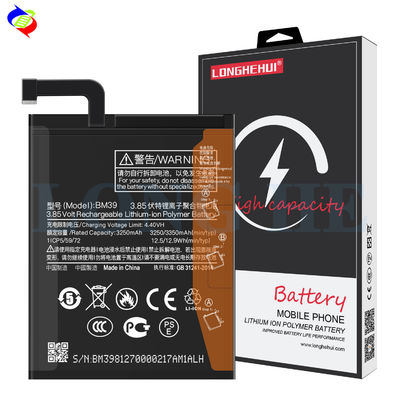 Compatible avec les produits ODM/OEM Pour Xiaomi 3350mAh BM39 Batterie de remplacement pour MI6 Mi 6