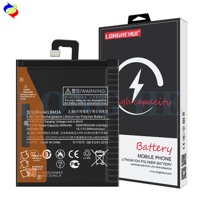Batterie rechargeable à double protection IC pour Mi Note 3 remplacement BM3A original