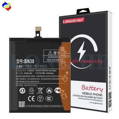 3120mAh BN30 batterie de remplacement pour Xiaomi Redmi 4A Blanc capacité originale téléphone portable