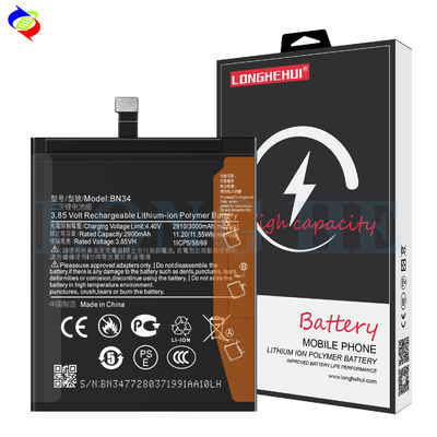 Remplacement de batterie blanche de 3000 mAh pour Xiaomi Redmi 5A BN34 d'origine
