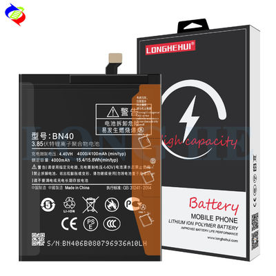 Redmi 4 Pro/Prime batterie de remplacement BN40 pour les modèles de téléphones mobiles Xiao Mi