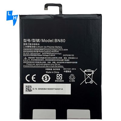 100% OEM batterie de téléphone portable BN80 pour Xiaomi Mi Pad 4 Plus Xiaomi Compatible