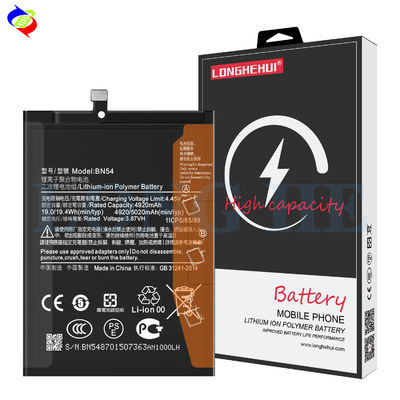 Batterie de téléphone portable rechargeable BN54 pour Poco M2 3.85v 5020mah haute capacité