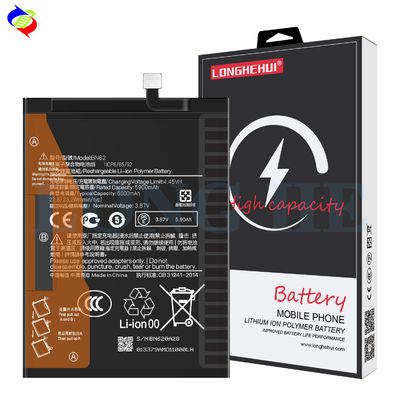 Batterie polymère au lithium-ion de 6000 mAh BN62 pour le MI POCO M3 Redmi NOTE9 4G Remplacement original