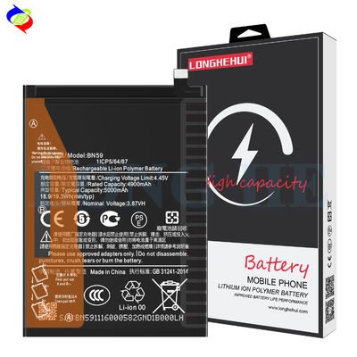 ODM/OEM BN59 Batterie polymère au lithium-ion pour Redmi Note 10 4G 5000mAh 3,87V