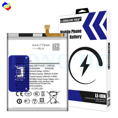 Protection double IC 4000mAh EB-BA205ABN Batterie rechargeable pour Samsung EB-BA205AB