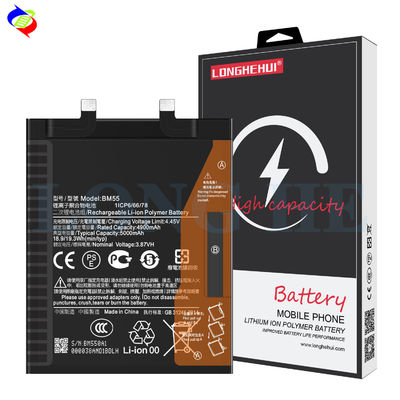 Batterie polymère rechargeable au lithium-ion BM55 pour Xiaomi 11 ULTRA 5000mAh 3.87V Ori 1 1 Noir