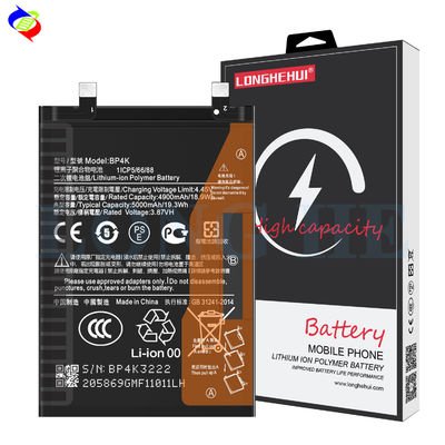 Black Rechargeable 3,87V 5000mAh BP4K Batterie Pour Xiaomi POCO X5 pro / Redmi note 12 pro Les piles ajoutent le logo mi
