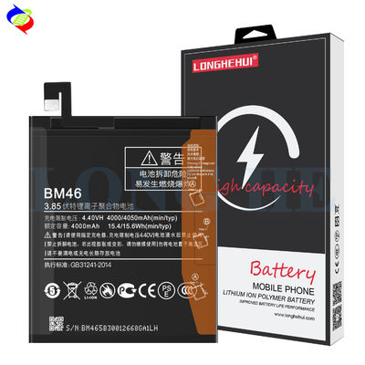 4000mAh BM46 batterie pour Xiaomi Redmi Note3 Rechargeable et remplacement de grande capacité
