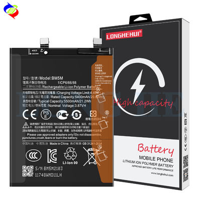5500mAh batterie de remplacement pour Xiaomi Redmi K60 téléphone BM5M technologie polymère au lithium