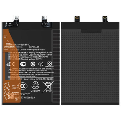 Batterie au lithium polymère rechargeable BP4C 3.87V 4400mAh Pour Xiaomi Redmi Note 11T Pro Plus