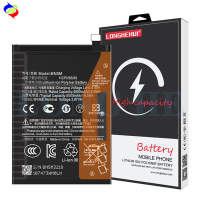 Double protection contre l'éclairage à haute capacité BN5M Batterie de téléphone portable pour Xiaomi Redmi NOTE12