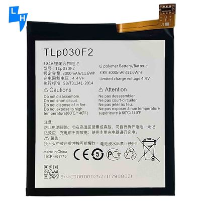 Puissante batterie de 3000 mAh pour le système de téléphone mobile Alcatel Idol 4S TCL950 TLP030F2