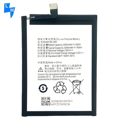 Lenovo Vibe Shot Z90 Batterie Z90A40 BL246 3000mAh Batteries rechargeables à haute capacité