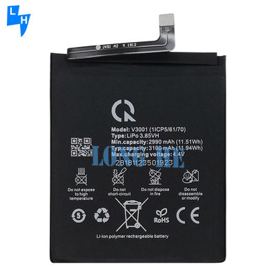 Batterie polymère au lithium de grande capacité V3001 Remplacement original pour Vsmart Active 1