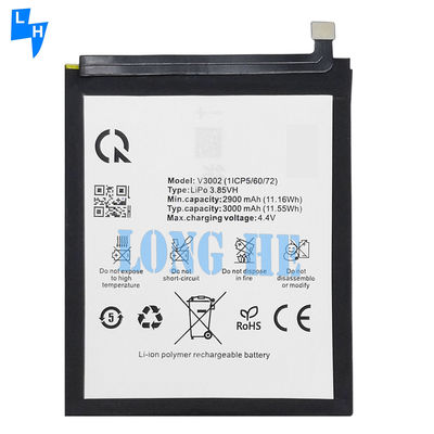 3000mAh 3,85V batterie rechargeable au lithium-ion polymère V3002 pour le téléphone portable Vsmart Joy 1