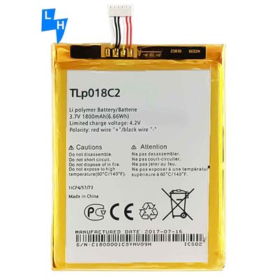 Batterie polymère au lithium-ion de 1800 mAh pour Alcatel One Touch Idol Ultra OT-6033 OT-6033X Tab