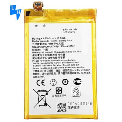 Piles rechargeables de 3000 mAh pour le ZenFone 2 Deluxe ZE551ML ZE550ML Z00AD Z008D
