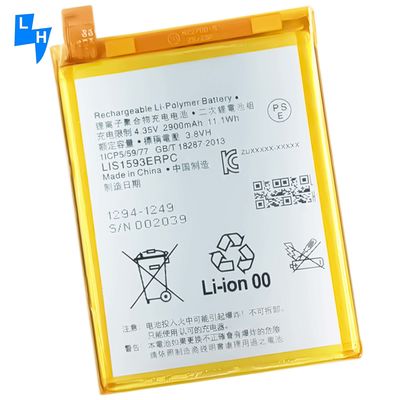 Batterie de remplacement à double circuit imprimé LIS1593ERPC pour Sony Xperia Z5 2900mAh 3.8V